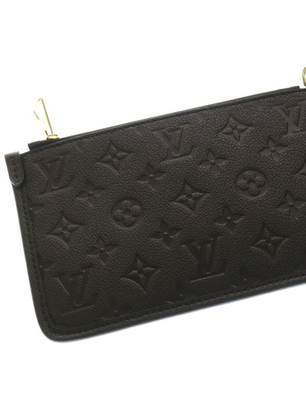 Louis Vuitton Monogram Empreinte Carryall Zip NM Black Leather Pouch - Picture 5 of 6